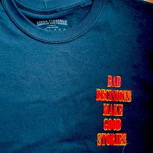 BRAND NEW. NEVER WORN. LINDA FINEGOLD graphic t shirt